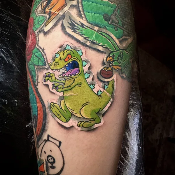 patch tattoo by Caio Bottura