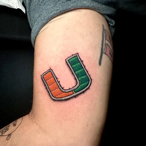 patch tattoo by Caio Bottura