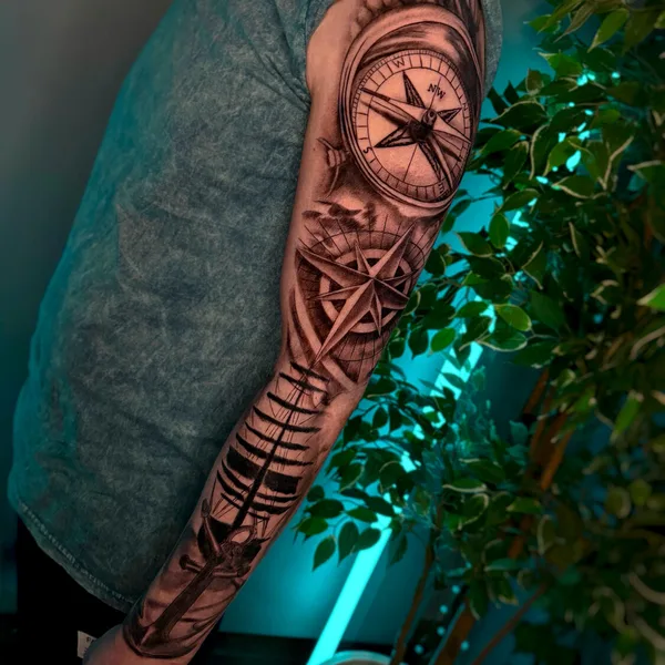 Chicano tattoo by Мастер Маргарита in Moscow