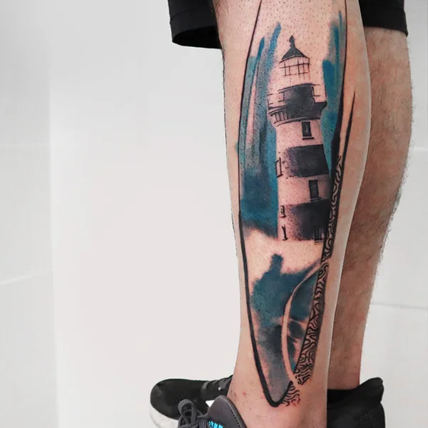 Abstract tattoo by EFTHIMIS in Athina