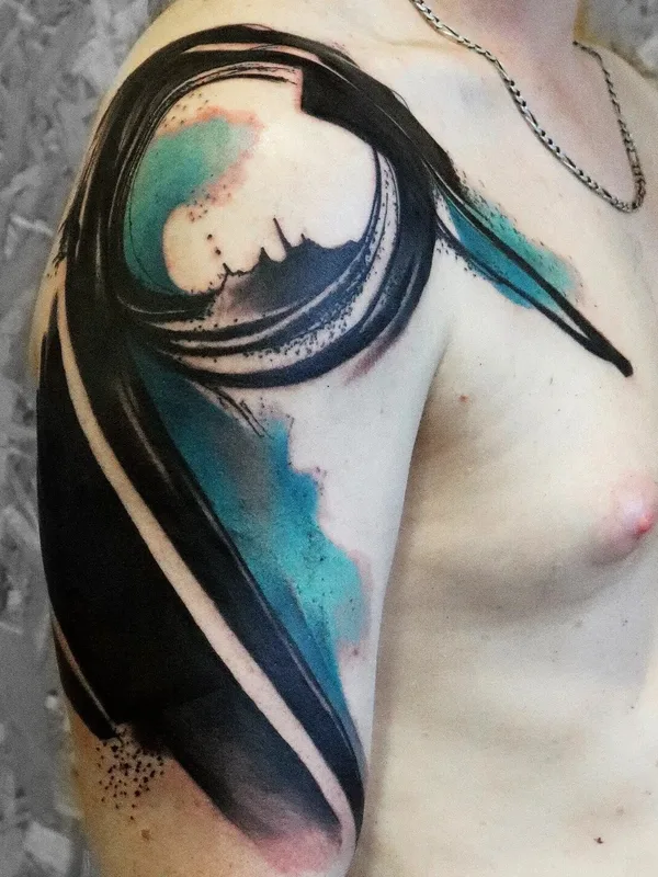 color abstract 타투 부위 shoulder #97982 | 타투이스트 EFTHIMIS