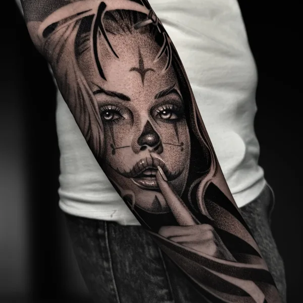 Black & Grey tattoo by Андрей Сухов in Moscow
