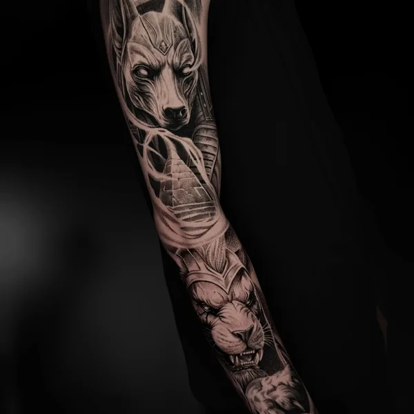Black & Grey tattoo by Андрей Сухов in Moscow