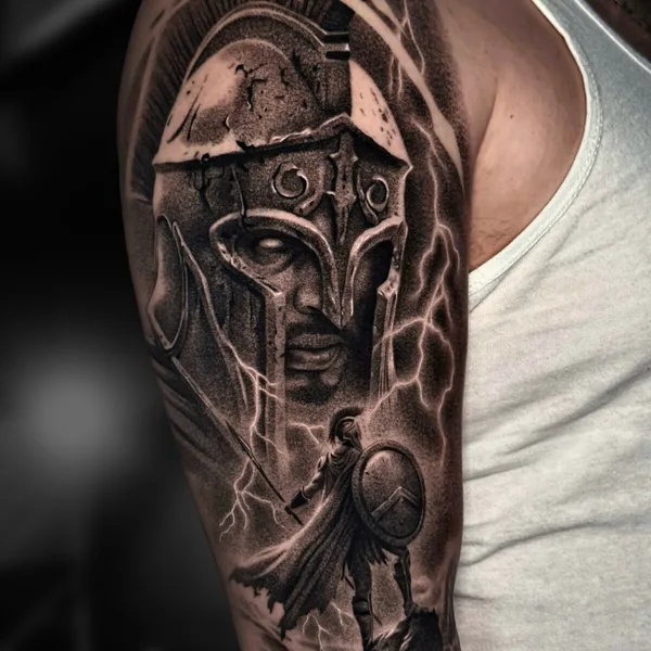 Black & Grey tattoo by Андрей Сухов in Moscow