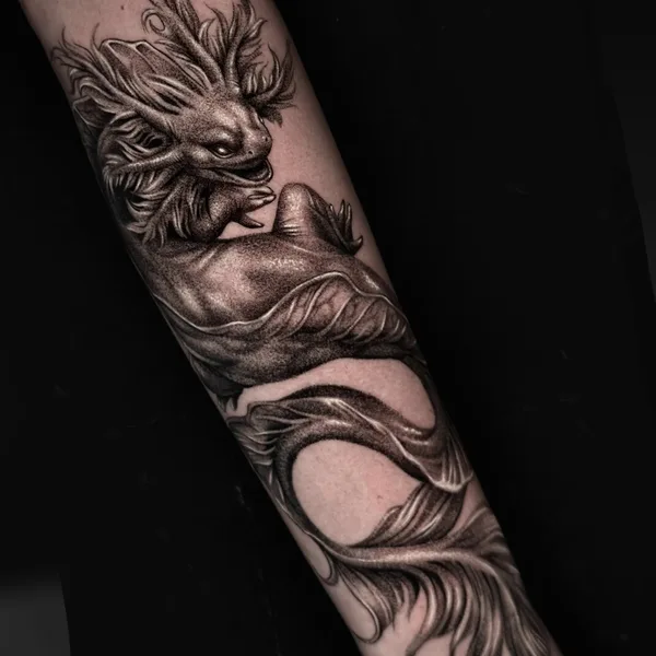 Black & Grey tattoo by Андрей Сухов in Moscow