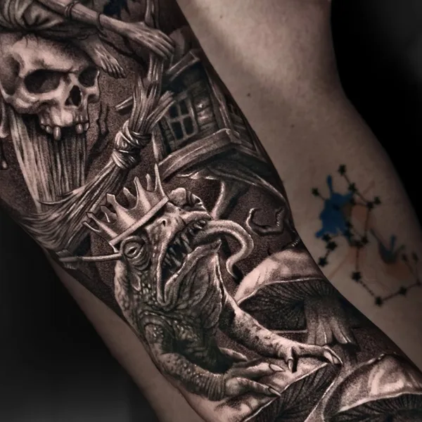 Black & Grey tattoo by Андрей Сухов in Moscow