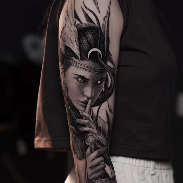 whipshading tattoo by Роман Куличенков in Ростов-на-Дону