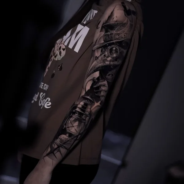 Black & Grey tattoo by Роман Куличенков in Ростов-на-Дону
