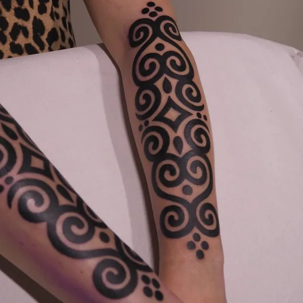 Ornamental tattoo by Lilentatt in Barcelona