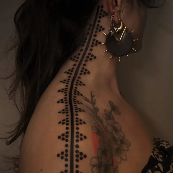Ornamental tattoo by Lilentatt in Barcelona