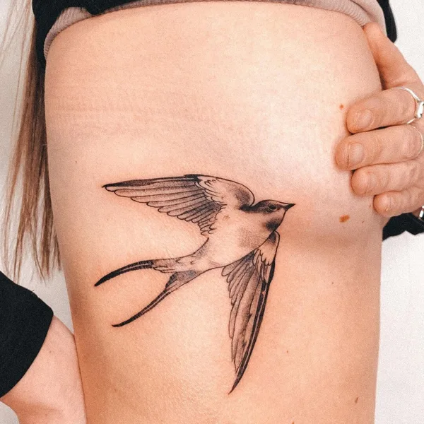 Watercolor tattoo by Tatyana Boyko in Saint Petersburg