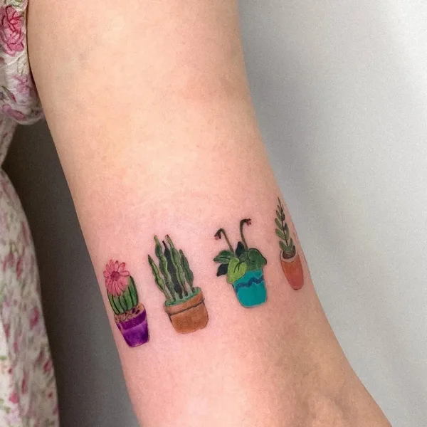 Watercolor tattoo by Tatyana Boyko in Saint Petersburg