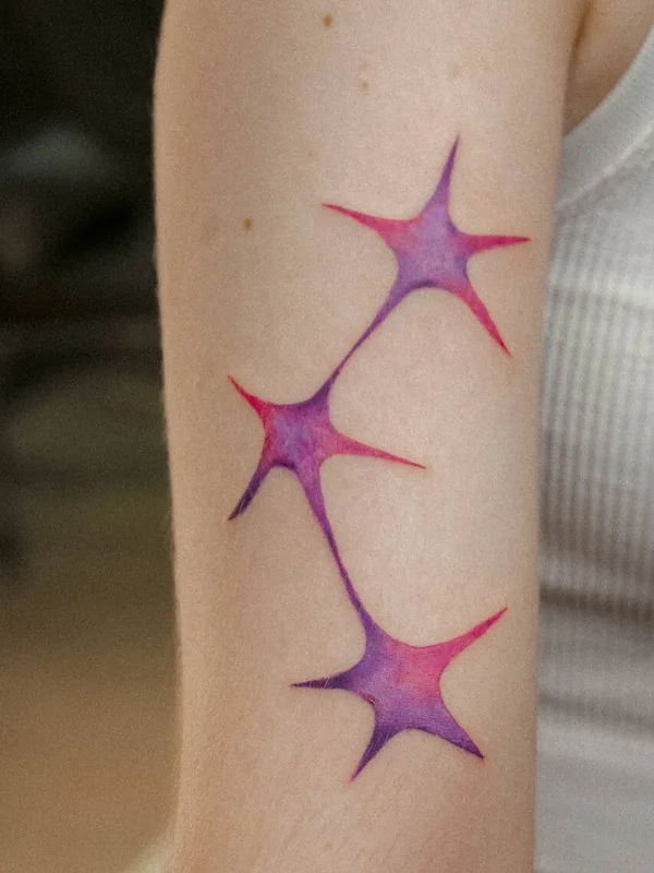 color abstract tattoo on forearm #97602 | Tattoo Artist Tatyana Boyko