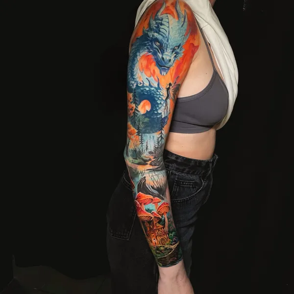 Realism tattoo by Владимир Соловьев in Краснодар