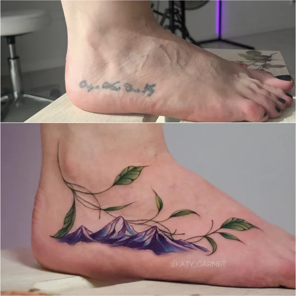 Watercolor tattoo by Екатерина Гарнет / Katy Garnet in Saint Petersburg