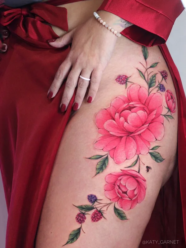 Watercolor tattoo by Екатерина Гарнет / Katy Garnet in Saint Petersburg