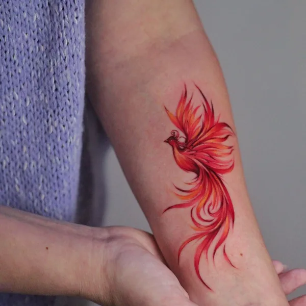 Watercolor tattoo by Екатерина Гарнет / Katy Garnet in Saint Petersburg