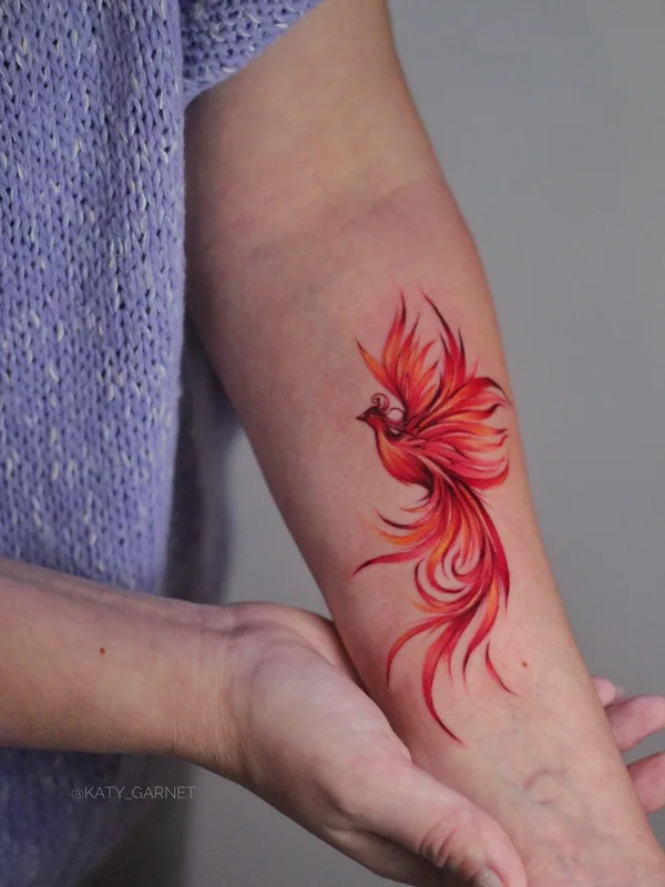 Watercolor tattoo by Екатерина Гарнет / Katy Garnet in Saint Petersburg