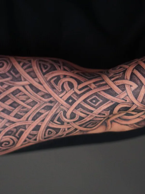 black and grey celtic татуировка на forearm #102072 | Тату мастер Ivan Tahine 