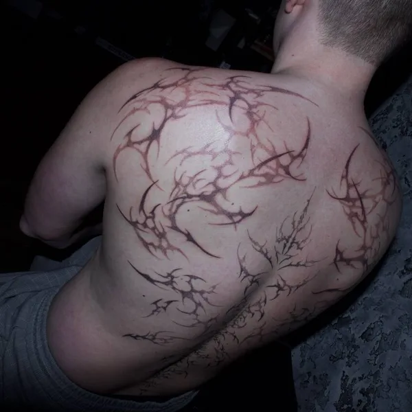 Abstract tattoo by unkovski in Екатеринбург