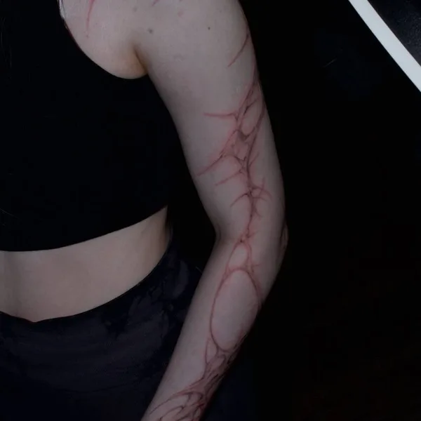 Abstract tattoo by unkovski in Екатеринбург