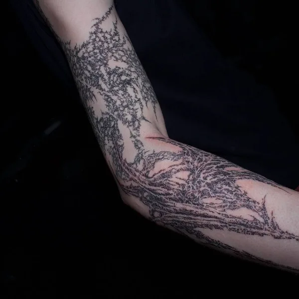 Abstract tattoo by unkovski in Екатеринбург