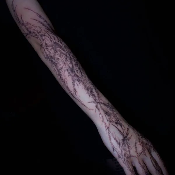 Abstract tattoo by unkovski in Екатеринбург