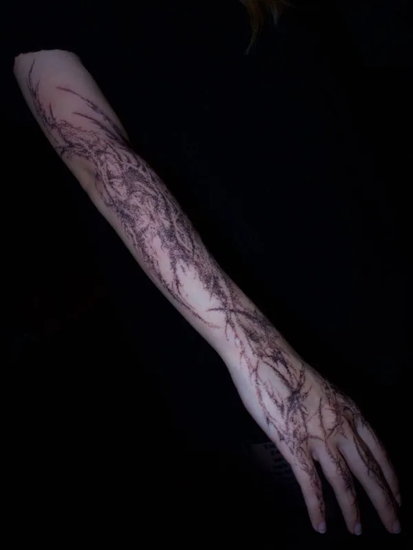 black sketch Tatuagem em full sleeve #99784 | Tatuador unkovski