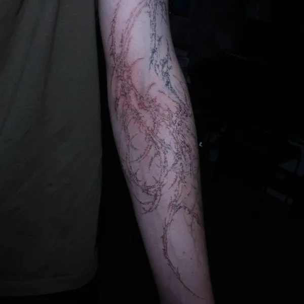 Abstract tattoo by unkovski in Екатеринбург