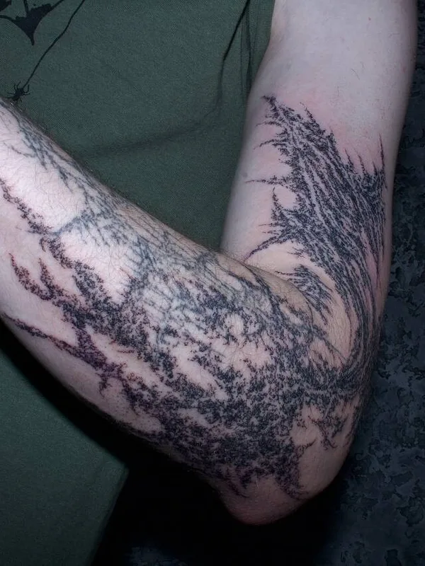 black blackwork Tatuagem em forearm #99787 | Tatuador unkovski