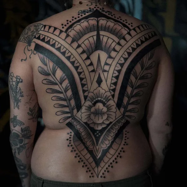 Dotwork tattoo by Avnas Amy in Las Vegas