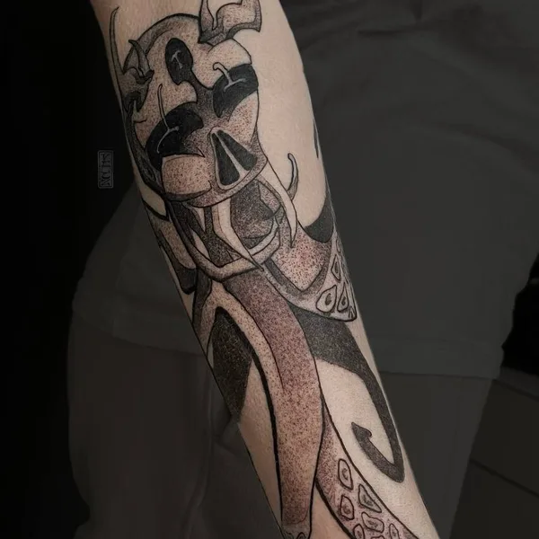 whipshading tattoo by Мателёнок Вячеслав in Minsk