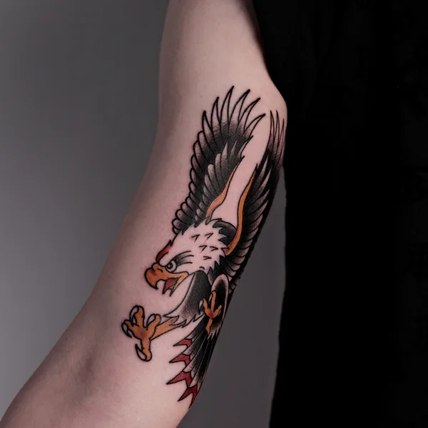 Олд Скул tattoo by Анжелика Ли in Сочи