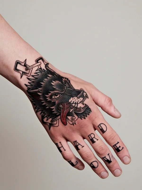 Old School tattoo by Анжелика Ли in Сочи