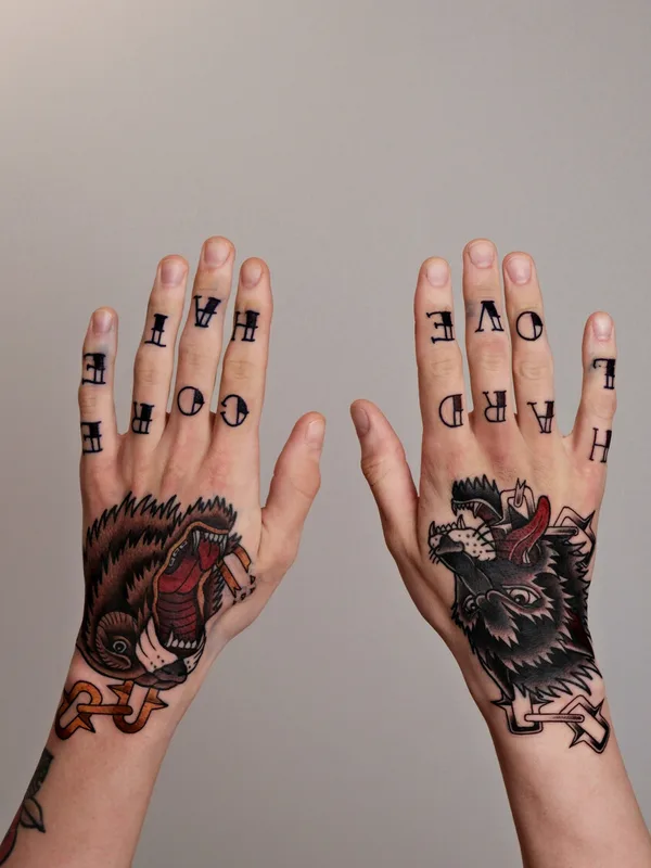 Old School tattoo by Анжелика Ли in Сочи