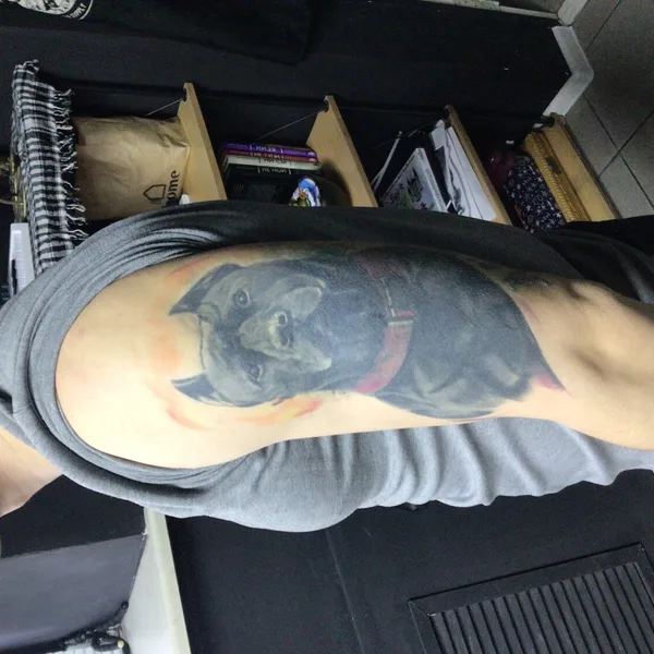coverup tattoo by Николай Яковлев in Хабаровск