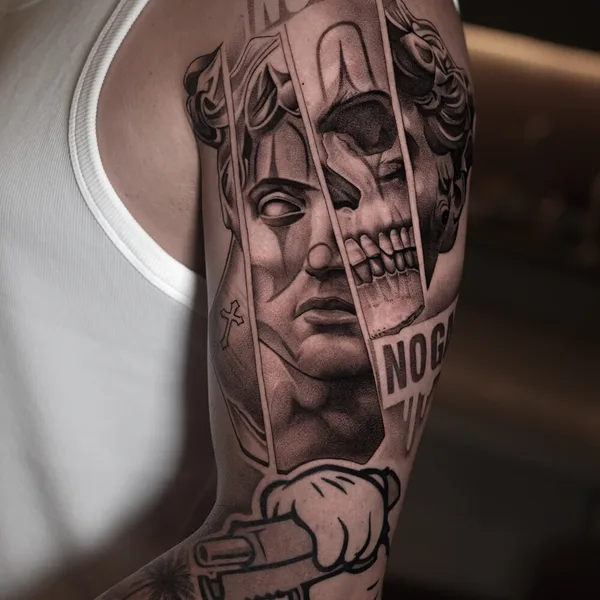 Chicano tattoo by Sasha Hugo in Владивосток