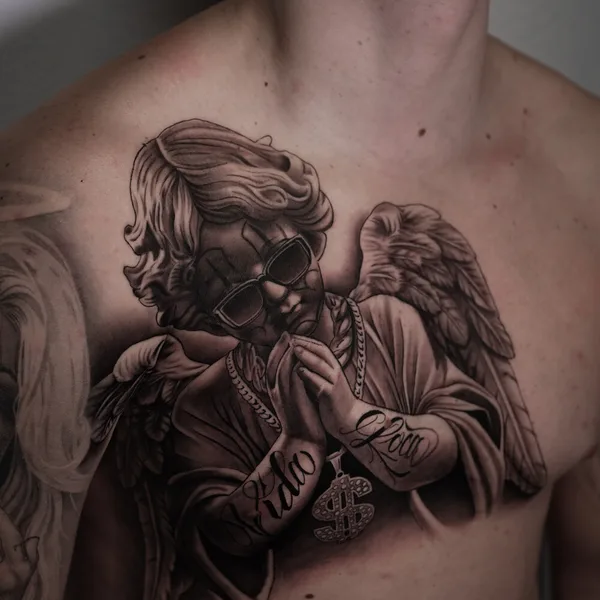 Chicano tattoo by Sasha Hugo in Владивосток