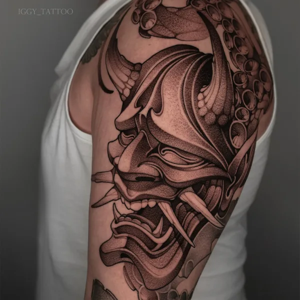 Graphic tattoo by Игорь Хацаюк in Moscow