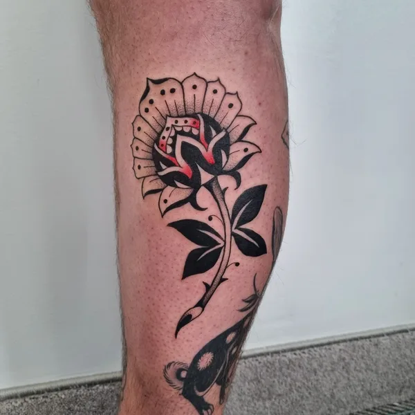 Illustrative tattoo by Aivis Kleinhofs Prusis  in Amsterdam