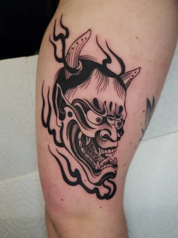 black and grey japanese Tatuaggio su forearm #92055 | Tatuatore Aivis Kleinhofs Prusis 