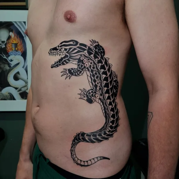 Illustrative tattoo by Aivis Kleinhofs Prusis  in Amsterdam