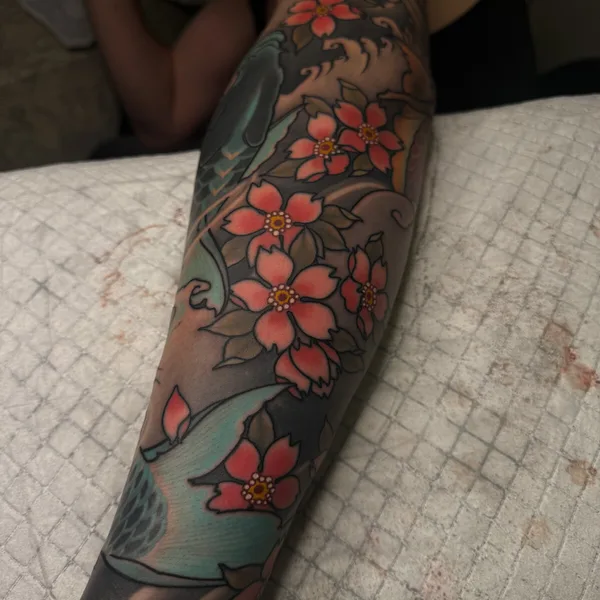Japanese tattoo by Максим Кислицын in Moscow
