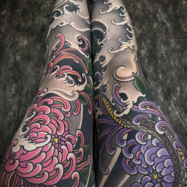 Japanese tattoo by Максим Кислицын in Moscow