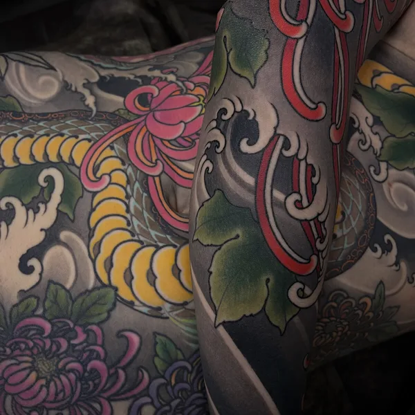 Japanese tattoo by Максим Кислицын in Moscow