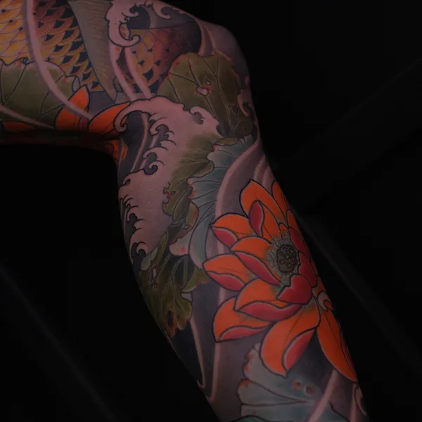Japanese tattoo by Максим Кислицын in Moscow
