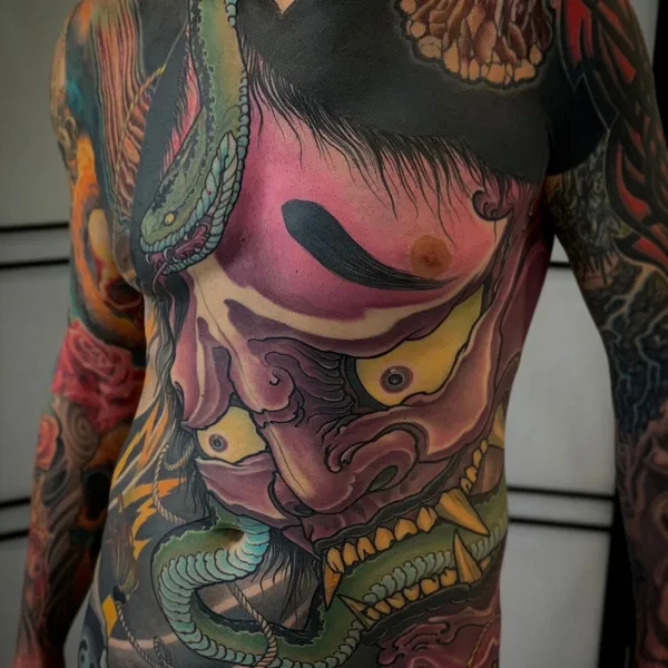 Japanese tattoo by Максим Кислицын in Moscow