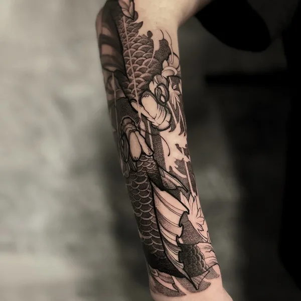 whipshading tattoo by Дмитрий Беляев in Вологда