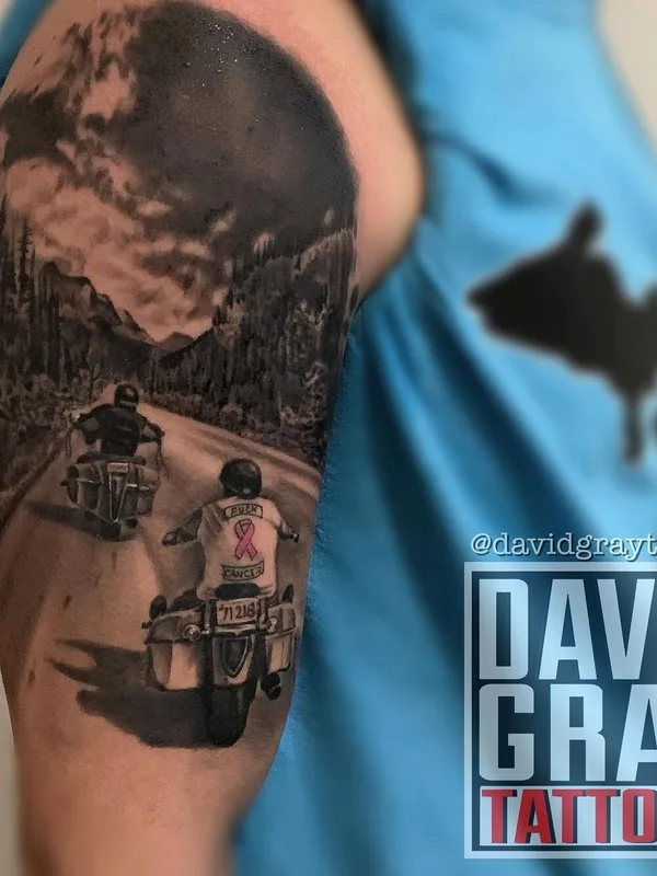 blackandgrey realism татуировка на forearm #102046 | Тату мастер Trainwreck Tattoo Studio/ David Gray Tattoos