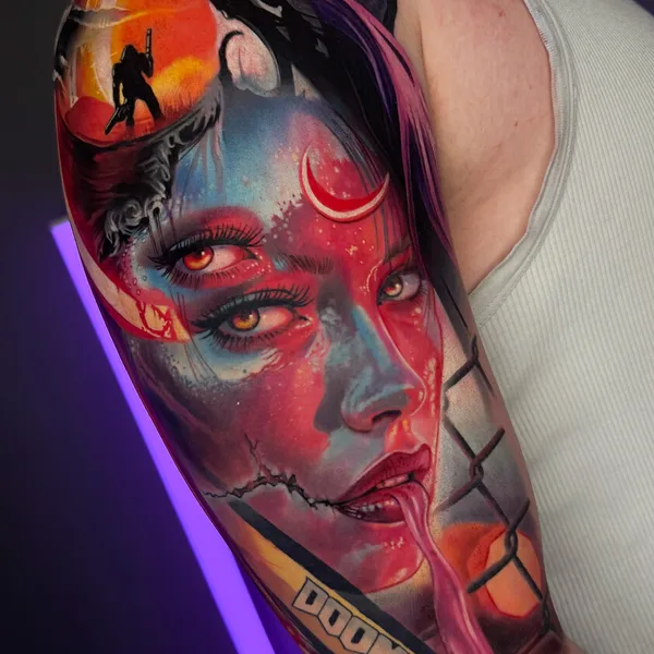 Author's Style tattoo by Александр Майер in Moscow
